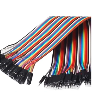 40 gab. Dupont vads vīrietis-sieviete 30 cm Arduino breadboard un projektiem