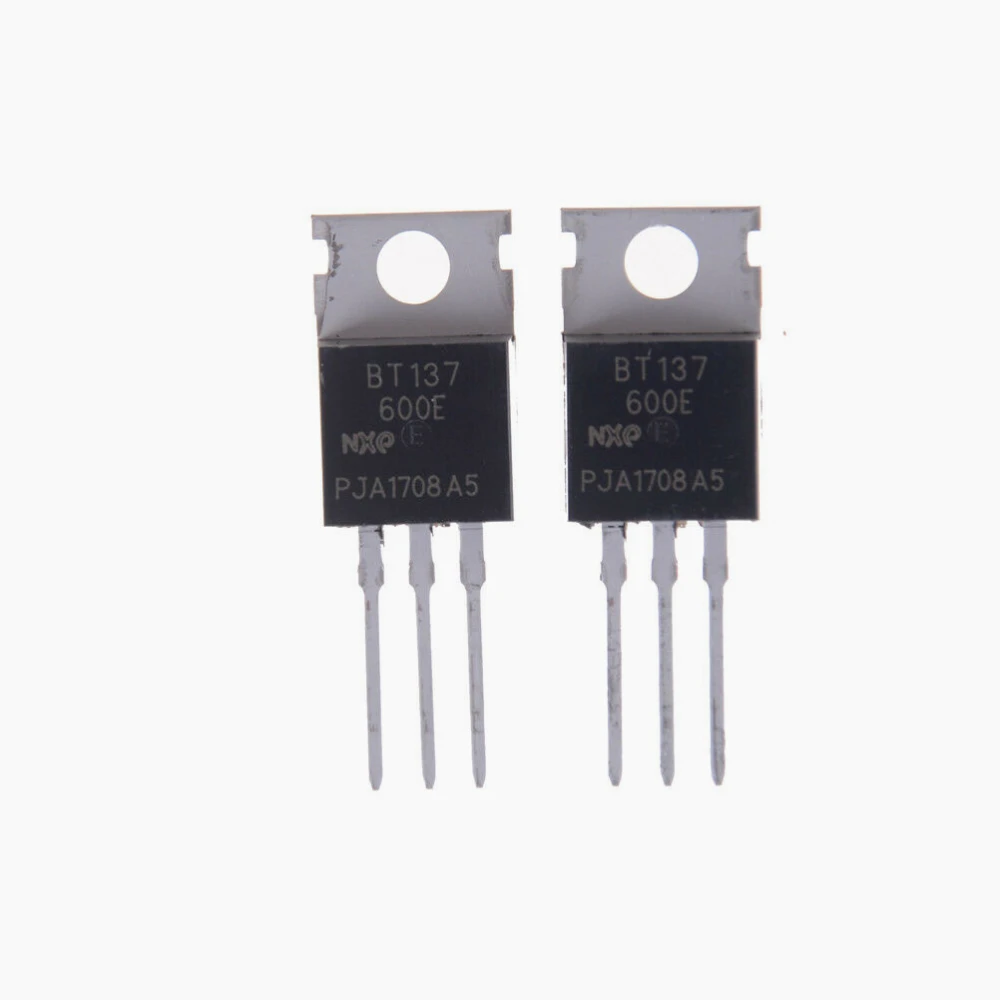 5 gab. BT137-600E triaks 8A 600V komplekts vadībai un slēgšanai