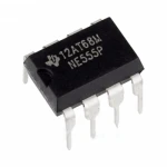5 gab. NE555P DIP8 bipolārais taimeris elektronikas projektiem