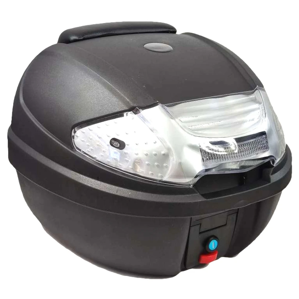 812 Universāls moto scooter bagāžnieks 30 L ķiveres koferis 1 ķiverei