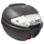 812 Universāls moto scooter bagāžnieks 30 L ķiveres koferis 1 ķiverei