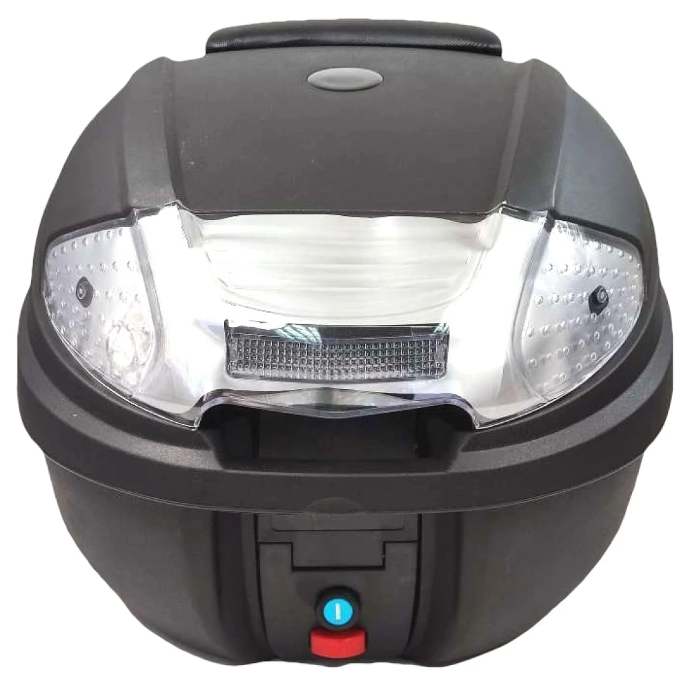 812 Universāls moto scooter bagāžnieks 30 L ķiveres koferis 1 ķiverei