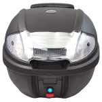 812 Universāls moto scooter bagāžnieks 30 L ķiveres koferis 1 ķiverei