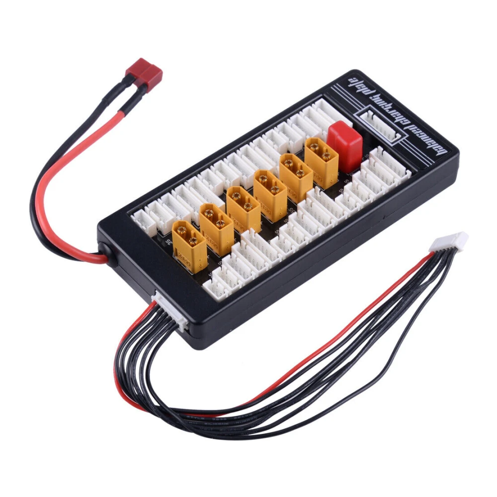 LiPo 2-6S uzlādes adapteris ar XT60 savienotāju baterijām