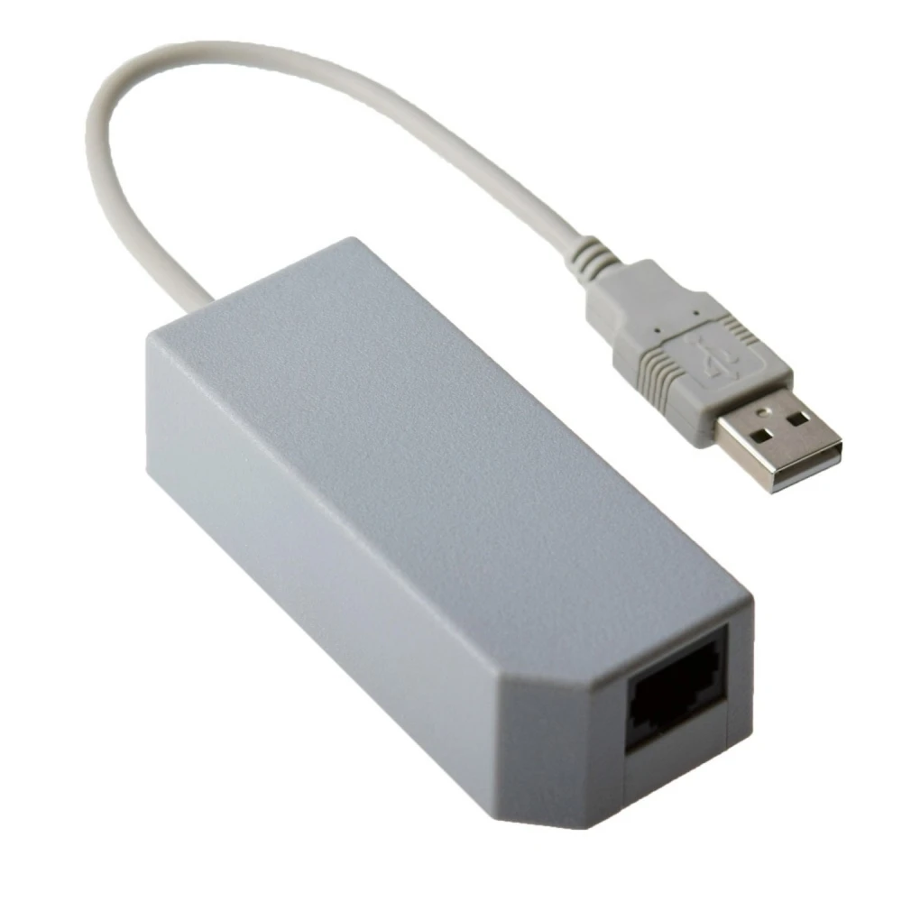 Nintendo Wii USB 2.0 tīkla adapteris ātram un stabilam vadu savienojumam