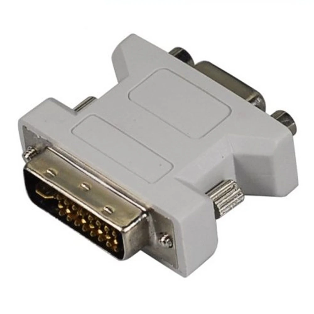 DVI vīriešu uz VGA sieviešu adapteris video savienojumam