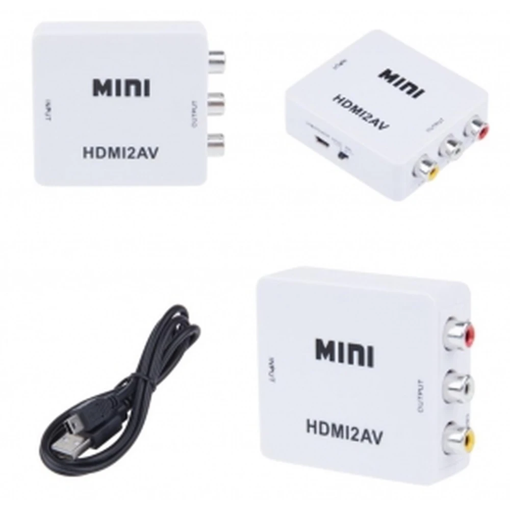 HDMI uz RCA adapteris - HDMI uz AV signāla pārveidotājs Satkit