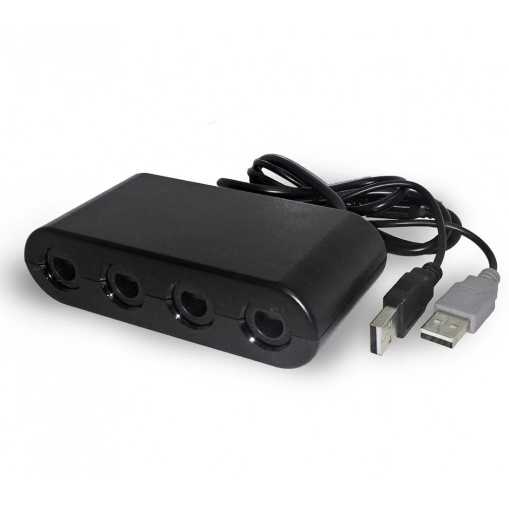 GameCube kontrolieru adapteris Nintendo Wii U un PC, saderīgs ar Super Smash Bros