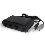 GameCube kontrolieru adapteris Nintendo Wii U un PC, saderīgs ar Super Smash Bros