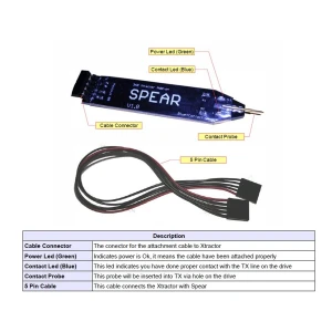 Spear adapteris 360 Xtractor: Liteon keys bez lodēšanas