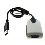 USB uz VGA adapteris papildu ekrānam, saderīgs ar Windows un Linux