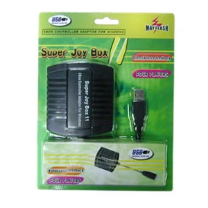 Xbox–PC adapteris Super Joybox 11, saderīgs ar Windows 98 līdz 8