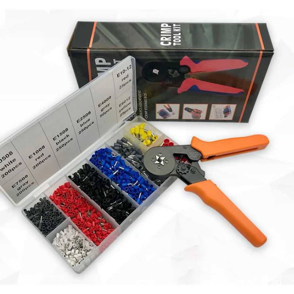 Knaibles ar uzgaļiem 0.25-10 mm² - 1200 gab. komplekts