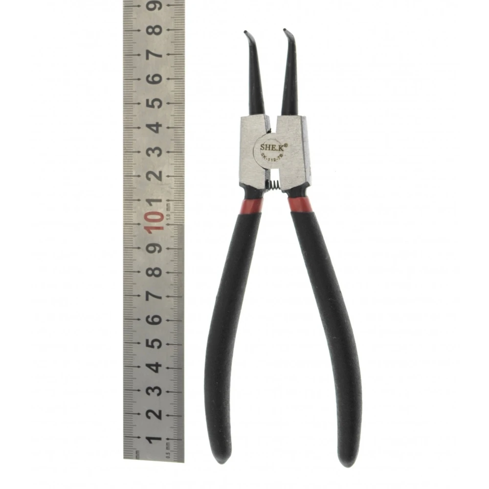 SHEK izliektas circlip knaibles 180mm SK-112-7b drošības paplāksnēm un gredzeniem