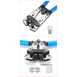 Kabeļu uzgaļu presēšanas knaibles 6-50mm² ar neslīdošiem rokturiem