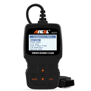 Ancel AD310 OBD2 skeneris, kodu lasītājs un motora diagnostikas rīks