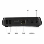 Android TV Box 4K M8S - Smart TV kaste Android 4.4 Kit Kat 2G/8G