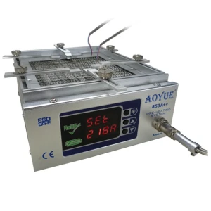 Aoyue 853a++ priekšsildīšanas stacija ar digitālu vadību un izvelkamu balstu