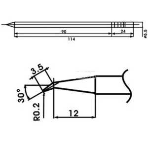 Aoyue LF-02J lodāmura uzgalis ar iebūvētu rezistoru lodēšanas stacijām