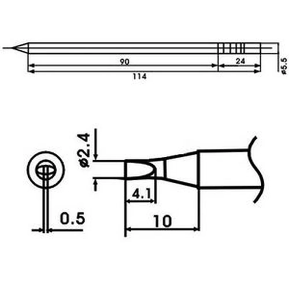 Aoyue LF-24D lodāmura uzgalis ar iebūvētu rezistoru lodēšanas stacijām