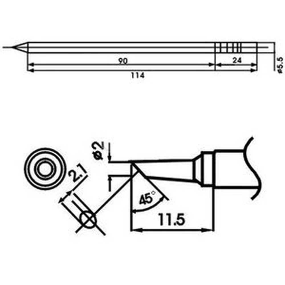 Aoyue LF-2BC lodāmura uzgalis ar iebūvētu rezistoru