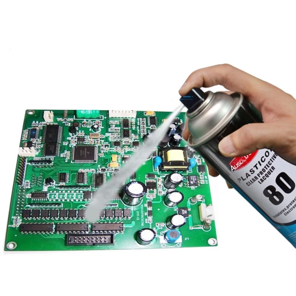 Ausbond® Plasticote 80 izolācijas aerosols PCB platēm