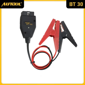 AUTOOL BT-30 OBD2 savienojuma kabelis auto akumulatora barošanai