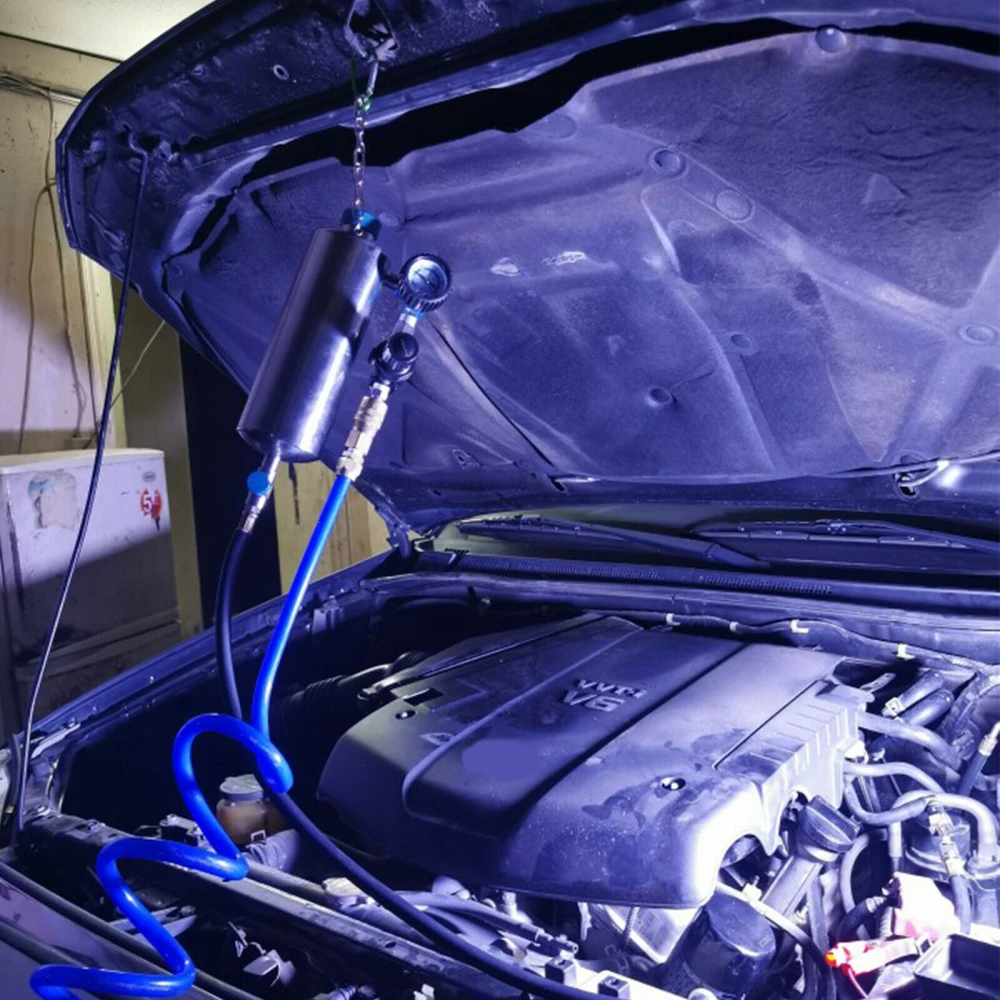 AUTOOL C100 degvielas inžektoru tīrītājs benzīnam ar adapteriem