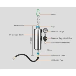 AUTOOL C100 degvielas inžektoru tīrītājs benzīnam ar adapteriem