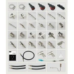 AUTOOL C100 degvielas inžektoru tīrītājs benzīnam ar adapteriem