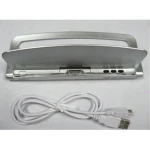 Base de carga y stand para iPad satkit con cable USB y soporte ergonómico