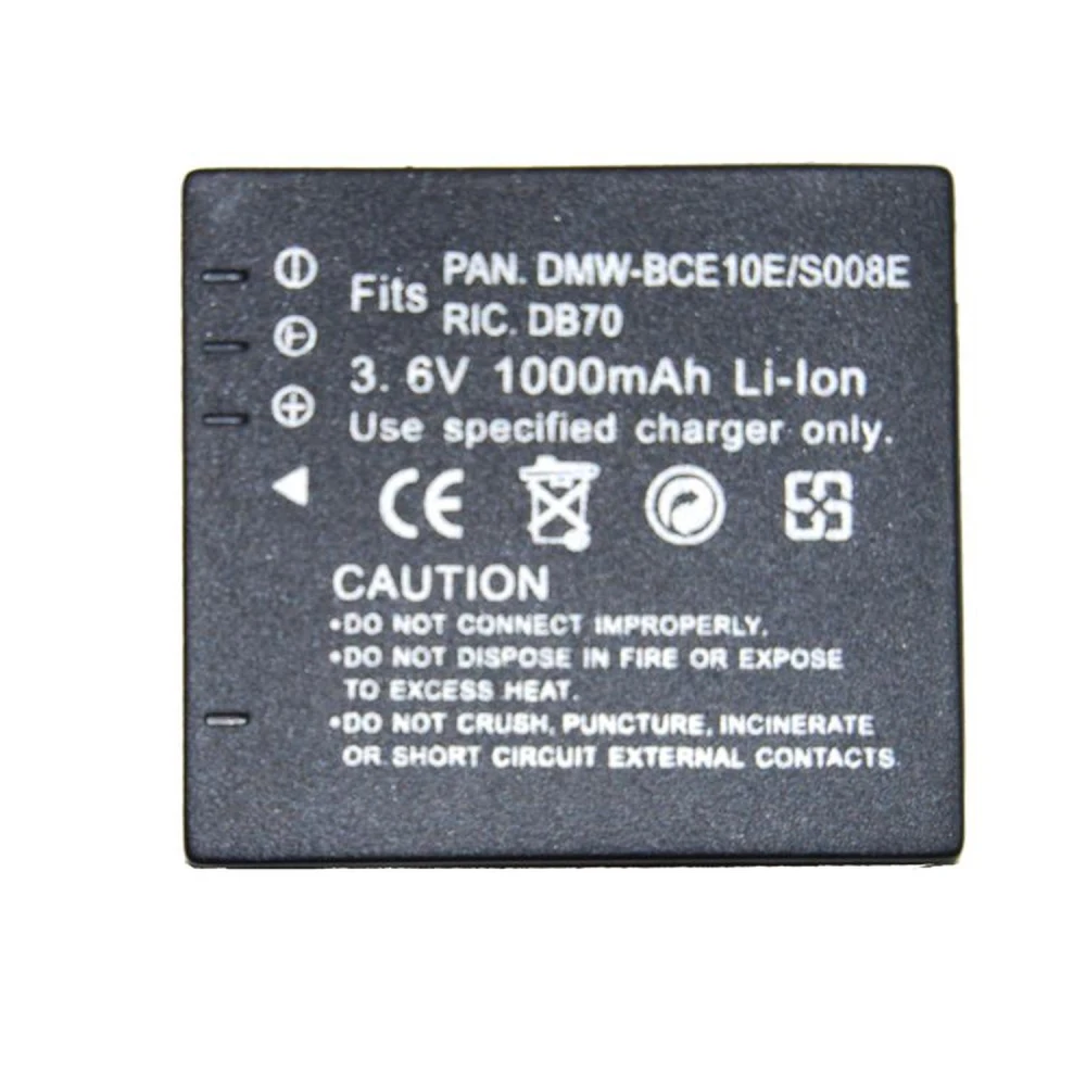 Panasonic CGA-008E/BCE10E saderīga baterija Panasonic digitālajām kamerām