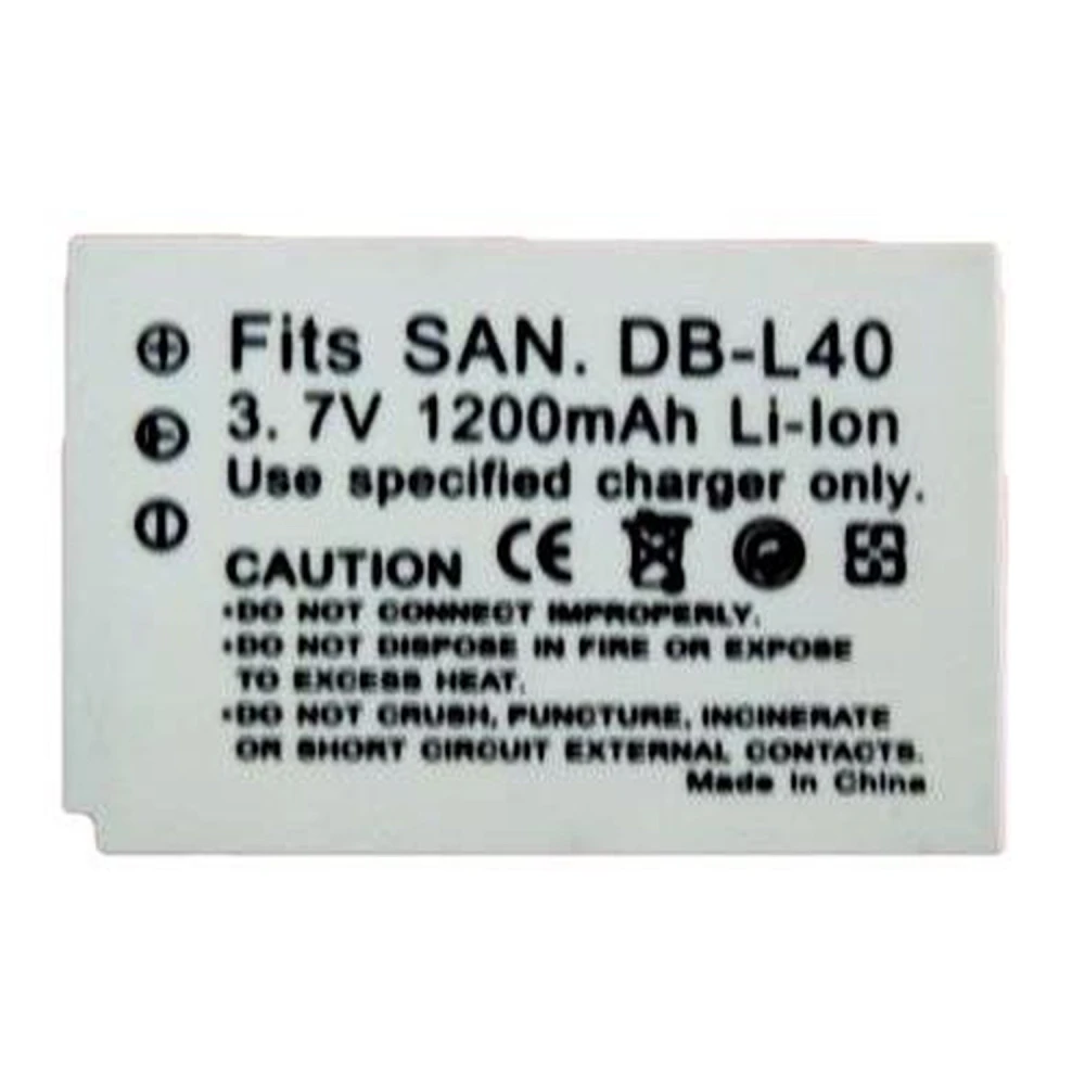 Sanyo DB-L40 saderīga baterija Sanyo Xacti digitālajām kamerām