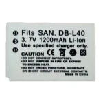 Sanyo DB-L40 saderīga baterija Sanyo Xacti digitālajām kamerām