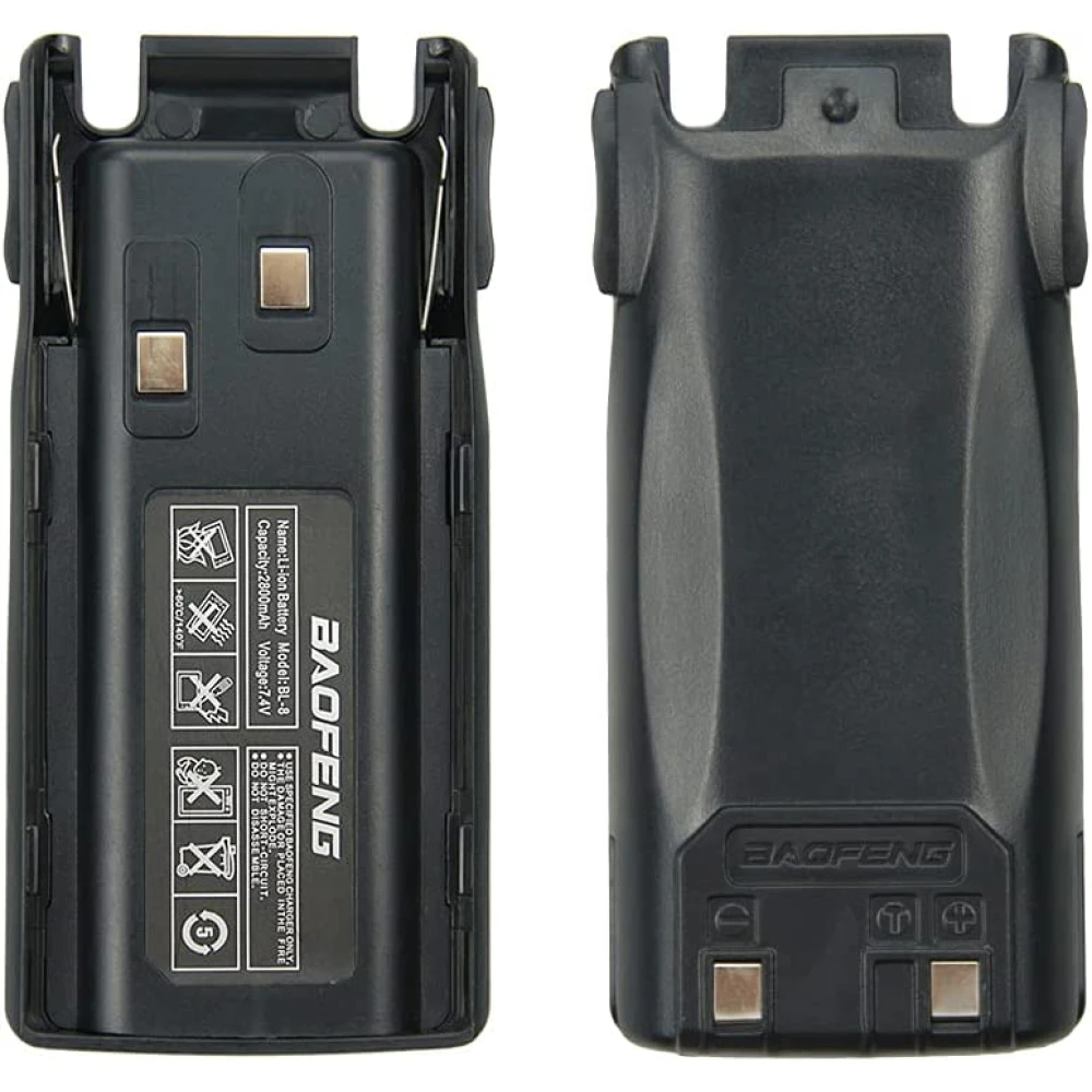 Baofeng BL-8 rezerves akumulators 2800mAh 7.4V divvirzienu walkie talkie