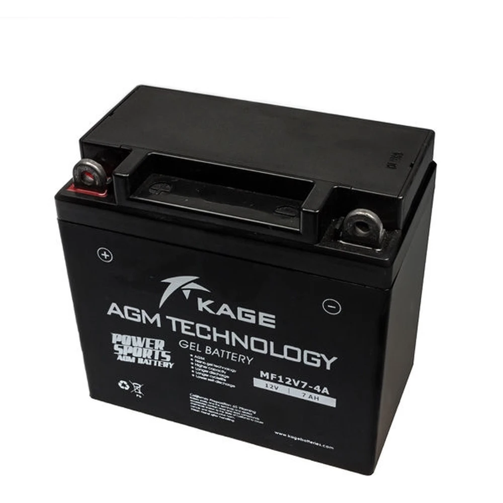 Moto gēla akumulators YB7-A KAGE AGM 12V 7Ah