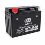 Motocikla Akumulators AGM 12V 11.2Ah OUTDO HCZ12S-MF - Saderīgs ar Yuasa YTZ12S(-BS) / GTZ12S / ETZ12S