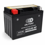 Motocikla akumulators AGM 12V 12Ah OUTDO HCZ14S-MF - Saderīgs ar Yuasa YTZ14S(-BS) / GTZ14S / ETZ14S