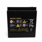 Motocikla Akumulators AGM 12V 14Ah OUTDO UTX16-BS(MF) - Saderīgs Yuasa YTX16-BS / GTX16-BS / ETX16-BS / 16-B