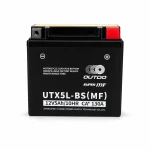 Motocikla akumulators AGM 12V 5Ah OUTDO UTX5L-BS(MF) - Saderīgs ar Yuasa YTX5L-BS / GTX5L-BS / ETX5L-BS