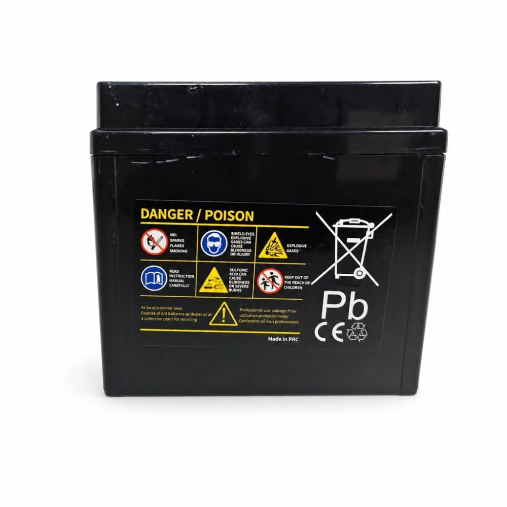 Motocikla akumulators AGM 12V 5Ah OUTDO UTX5L-BS(MF) - Saderīgs ar Yuasa YTX5L-BS / GTX5L-BS / ETX5L-BS