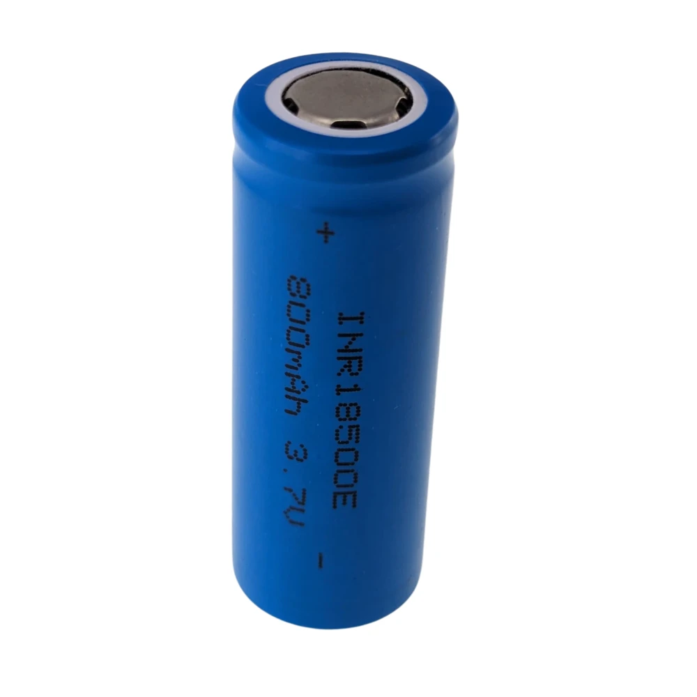 Uzlādējama baterija 18500 800mAh 3.7V Li-Ion portatīvām ierīcēm