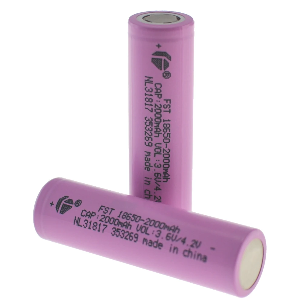Uzlādējams 18650 2000mAh litija akumulators 3,7V Satkit