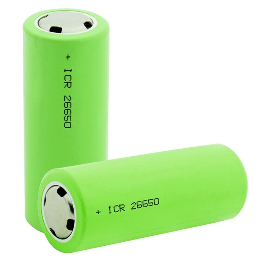 Uzlādējama baterija 26650 5000mAh 3.6V litija Li-ion elektroniskām ierīcēm