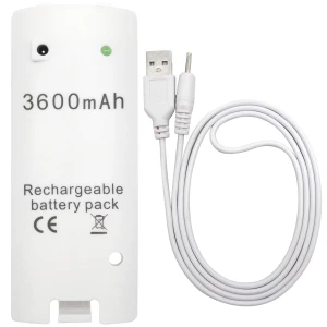 3600mAh uzlādējams akumulators Wii pultīm