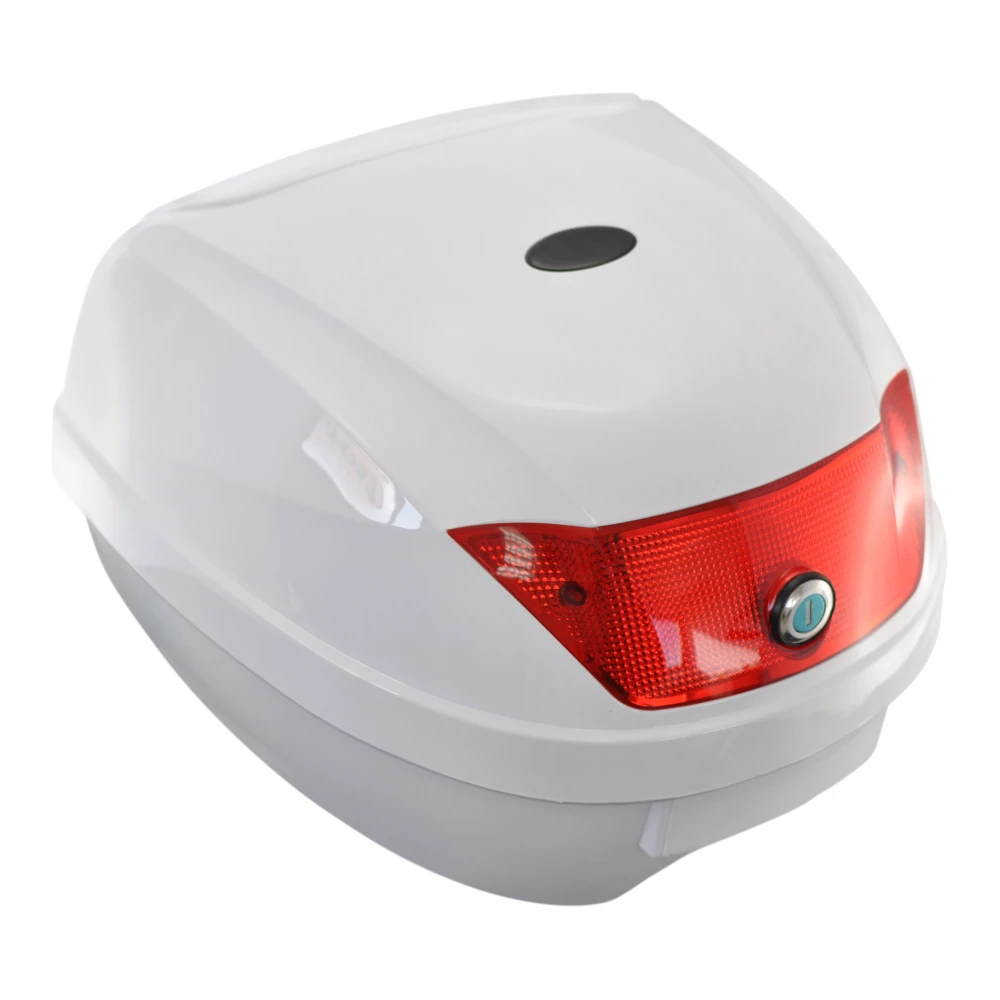 Universāls moto koferis 28L balts - ķiveres kaste