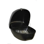 Maleta para moto scooter de 28 litros con placa de montaje y llaves