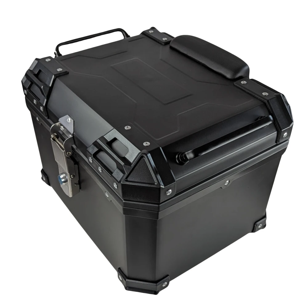 Universāls moto bagāžnieks 45L - kvadrātveida ķiveres kaste