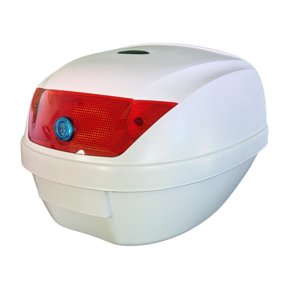 Universāls motocikla koferis 28L balts - Mod-YM-0807