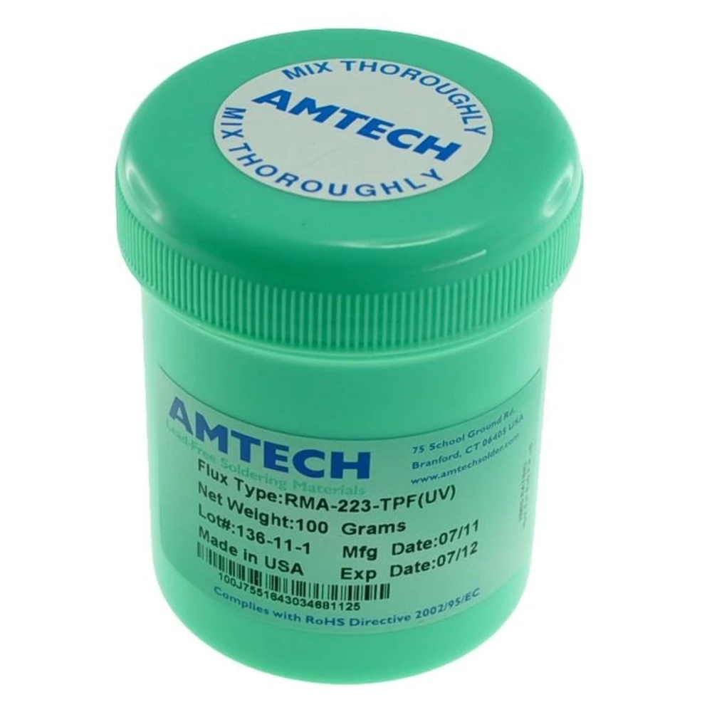 100cc Amtech RMA-223-TPF(UV) lodēšanas flux elektronikai